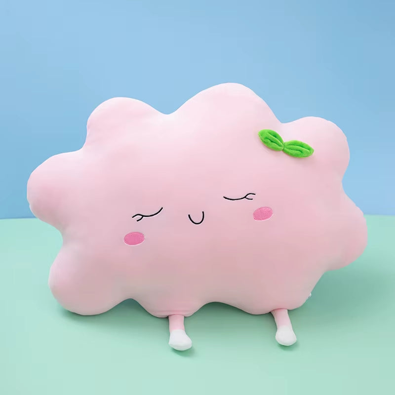 Cute Sun Cloud Plush Pillow Stuffed Soft Creative Plush Sun Cloud Toy Car Pillow Home Decor Kids Toys